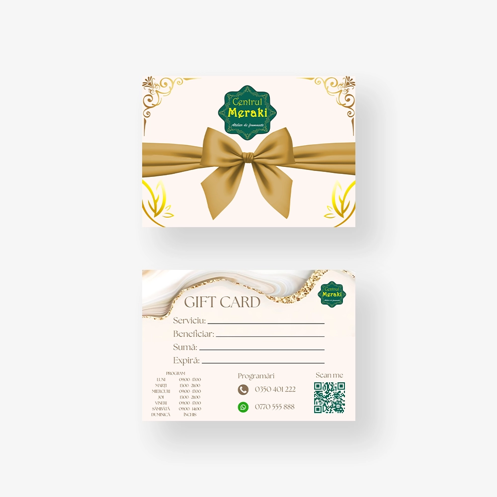 meraki gift card