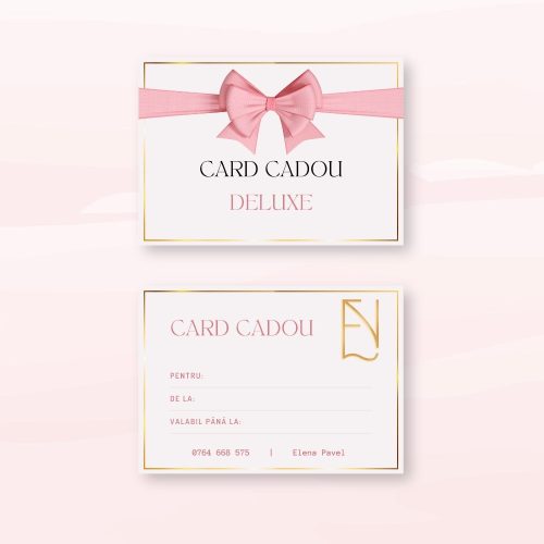 🎀 Card Cadou Personalizat – printat perfect pe carton foto mat