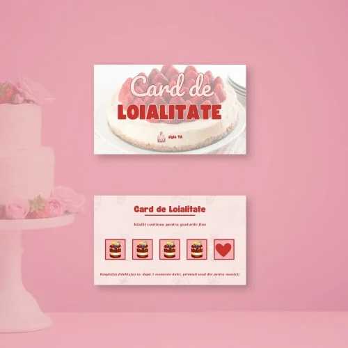 🎂 Card de Loialitate Tort & Prăjituri – Gustă, iubește, revino!