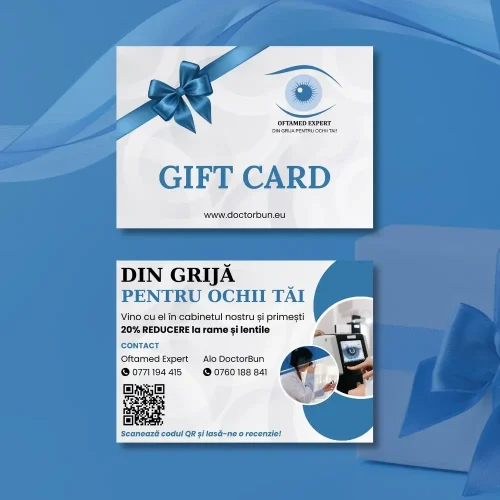 👓 Card Cadou Personalizat – cabinet oftalmologic