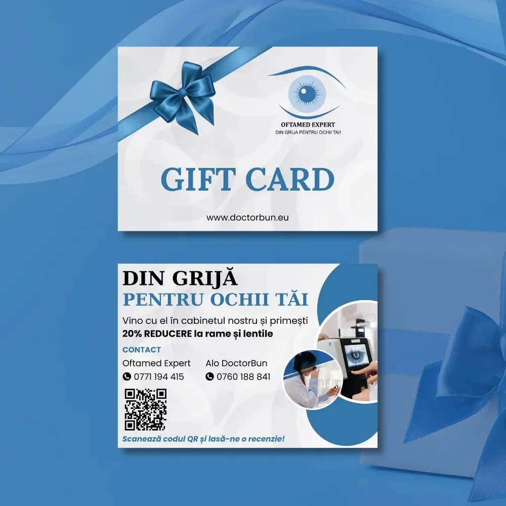 Gift Card cabinet oftalmologic