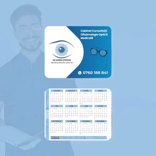🏥 Card de Programare Oftalmologie – Cu Calendar & Identitate Vizuală