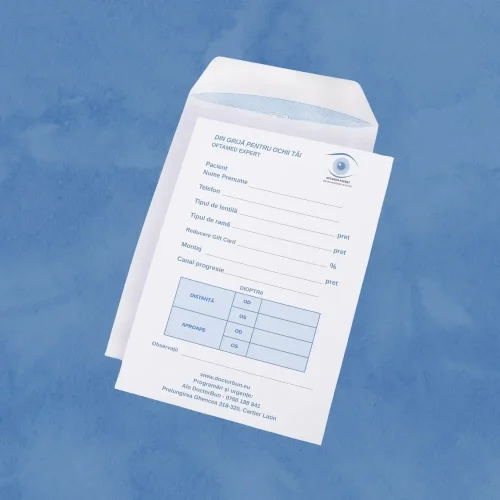 ✉️ Plic Personalizat pentru Ochelari – Elegant, Practic, Memorabil