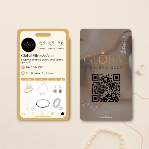 💎 iPhone Card pentru Bijuterii – Eleganță la Prima Impresie