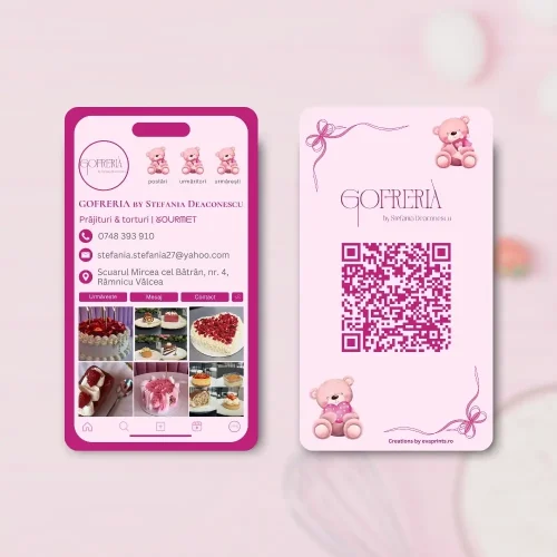 🎂 Cărți de Vizită pentru Cofetării Speciale