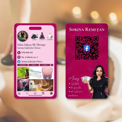 iPhone Cards pentru Terapeuți & Specialiști în Remodelare – Profesionalism de la Prima Privire