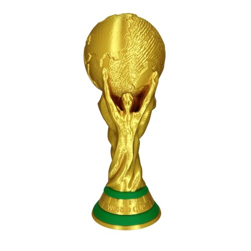 Trofeu Cupa Mondială Fotbal 25 cm – Replica Decorativă FIFA World Cup Trophy, Realizată în România prin Printare 3D